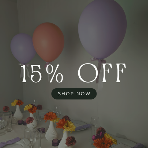 15% Off Table decor. Table decor discount by Whole Verse