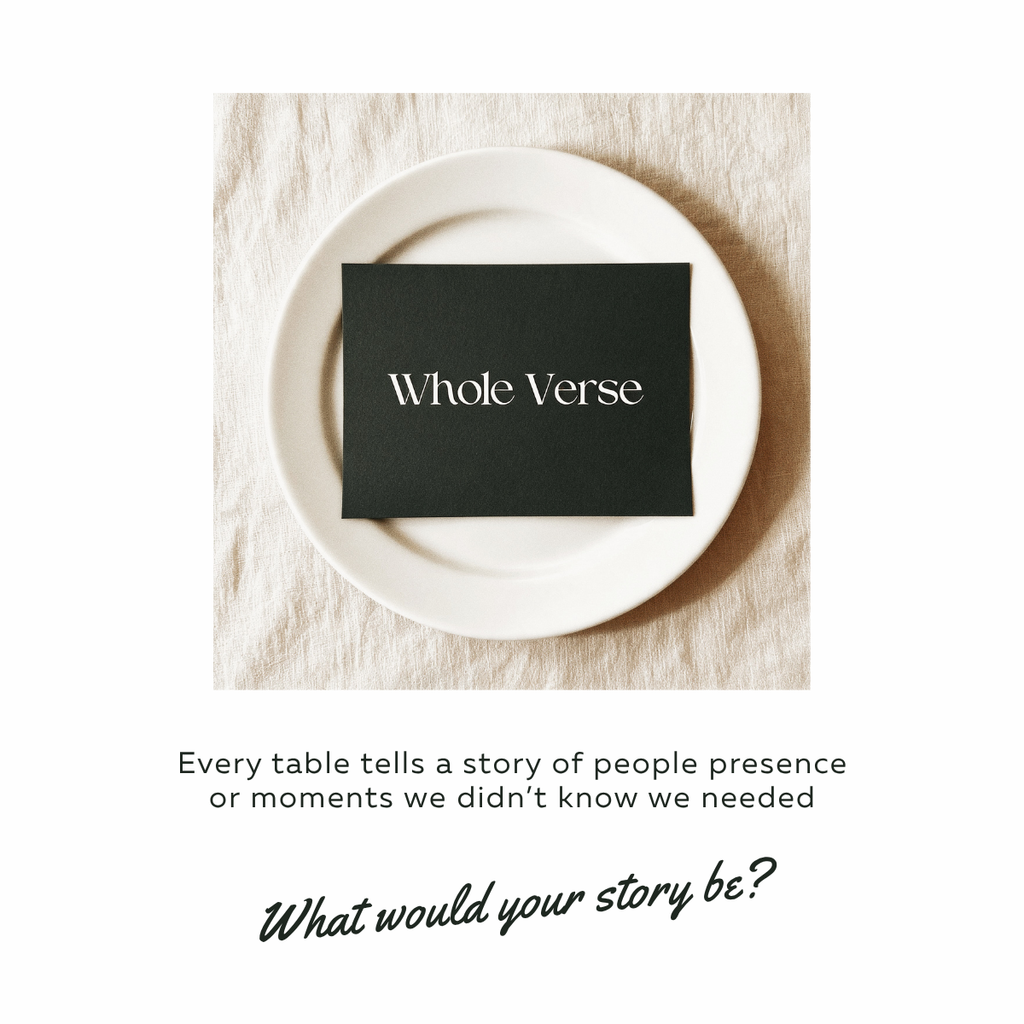 Chapter III: The Future of Whole Verse